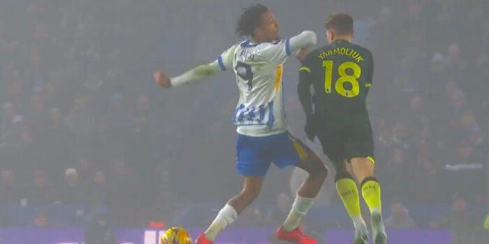 Premier League Releases Statement on Why Joao Pedro Avoids Red Card for Attempted Elbow