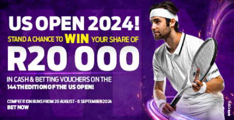 Hollywoodbets US Open 2024 Promotion: Stand A Chance To Win A Share of R20,000