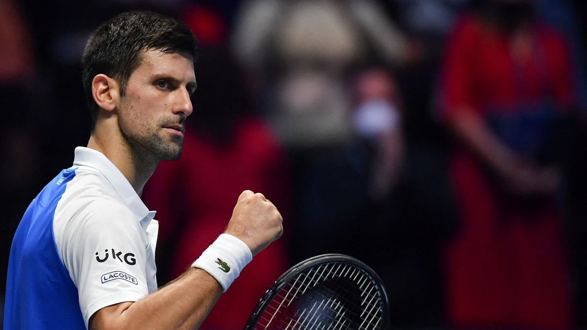 Djokovic tendrá que enfrentar en el Masters de París al italiano Jannik Sinner o al ruso Andrey Rublev