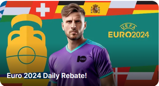 10Cric India Euro 2024 Daily Rebate up to 20,000 INR