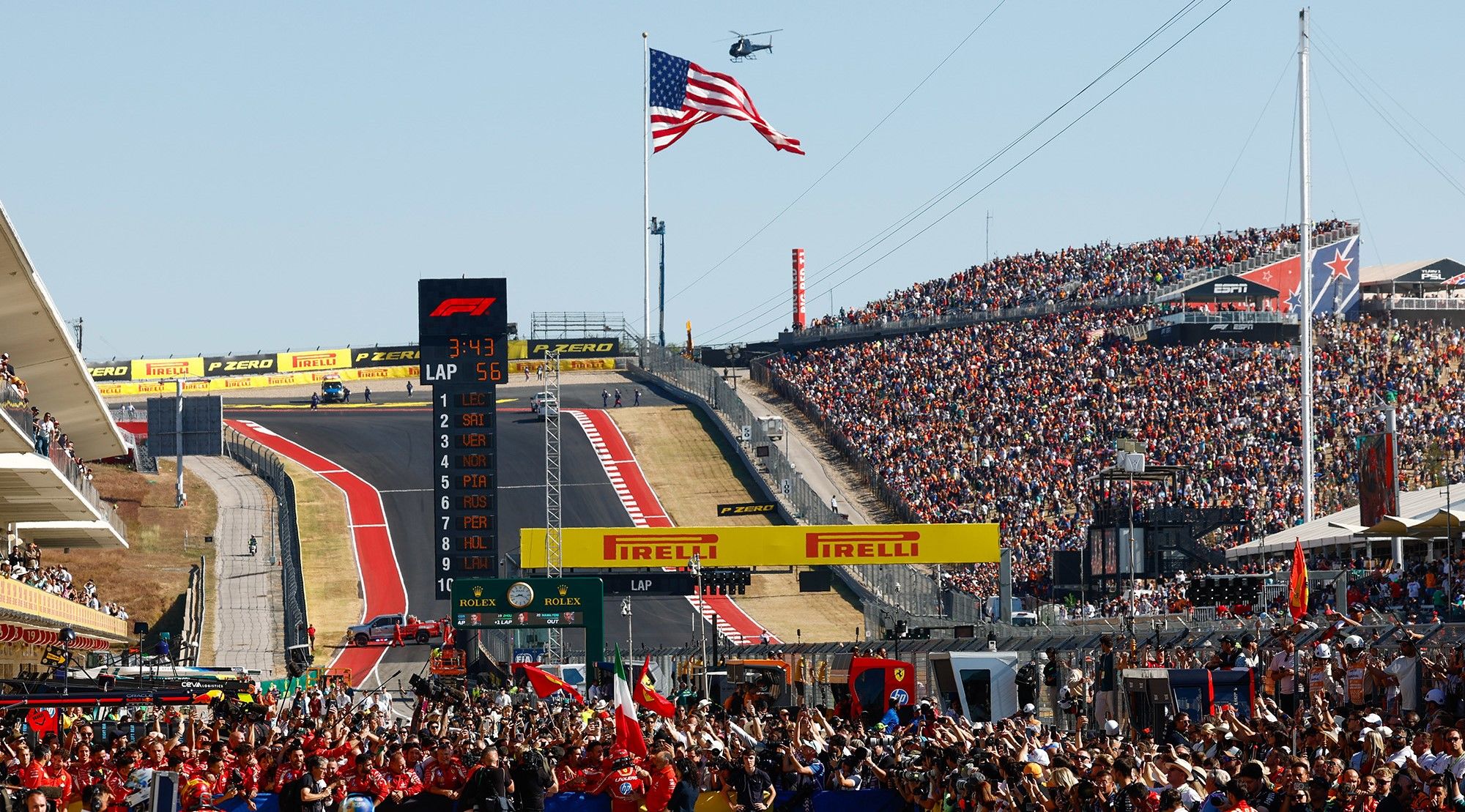 Los organizadores del Gran Premio F1 de Estados Unidos reciben una multa de 500.000 euros