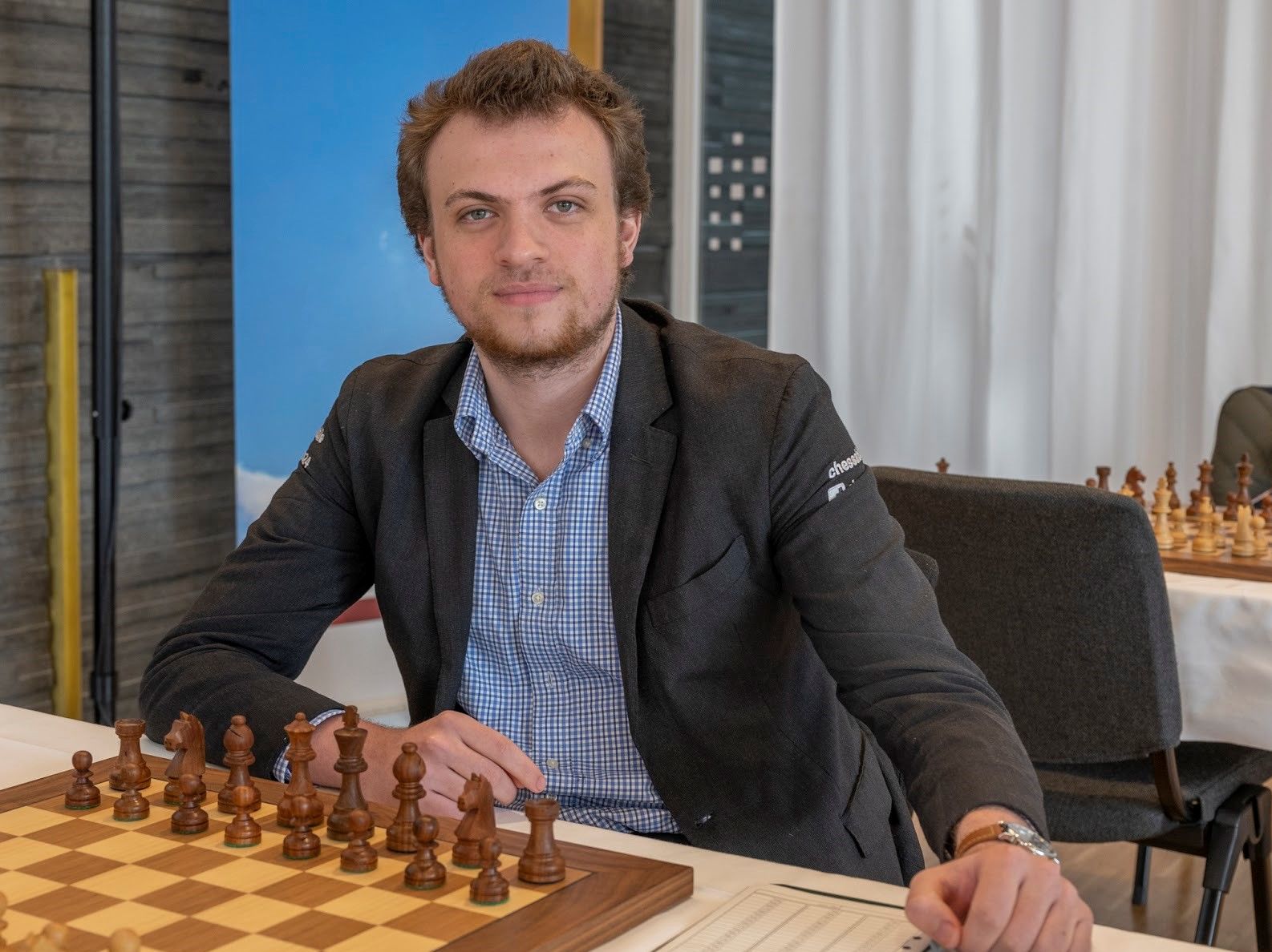Hans Niemann is accused of cheating in more than 100 chess games. He's  playing today