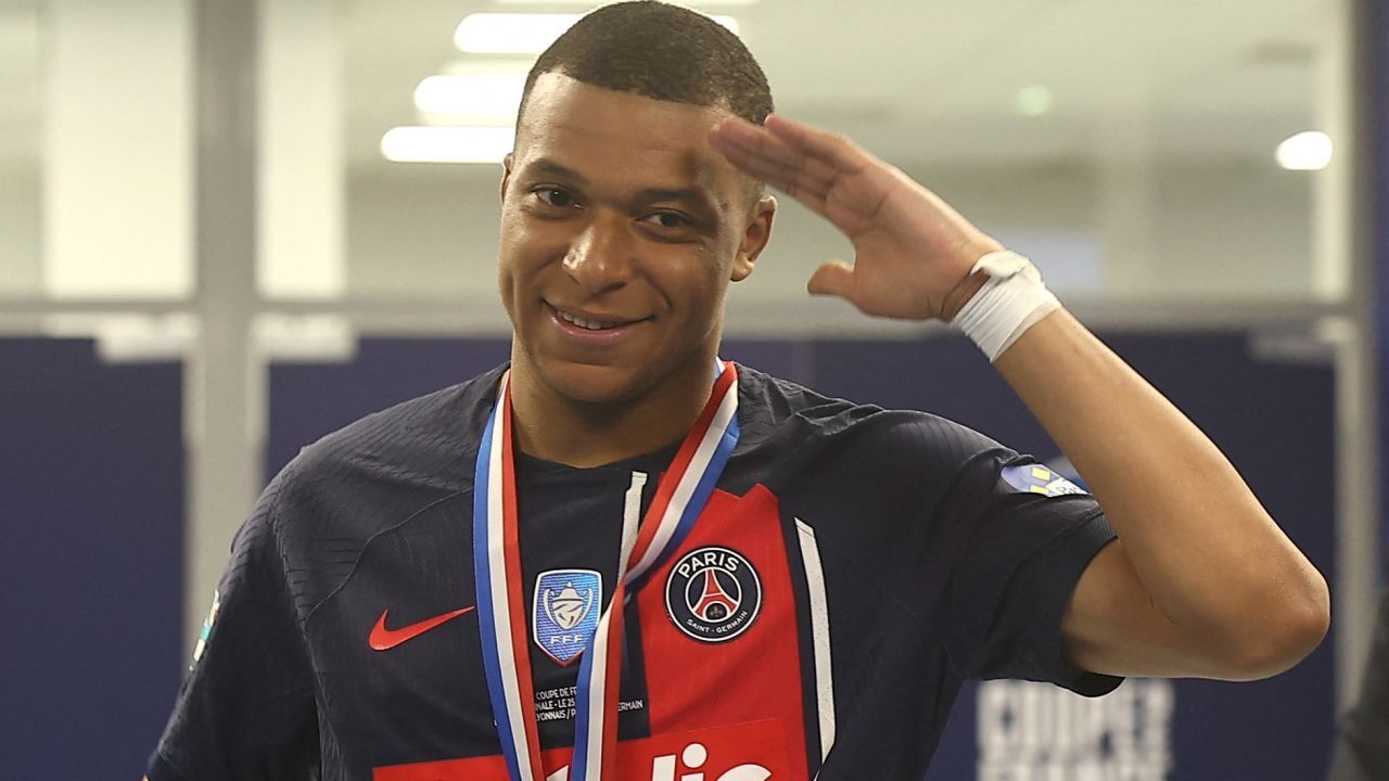 Mbappe's Photo With Protective Mask Emerges After Nose Fracture