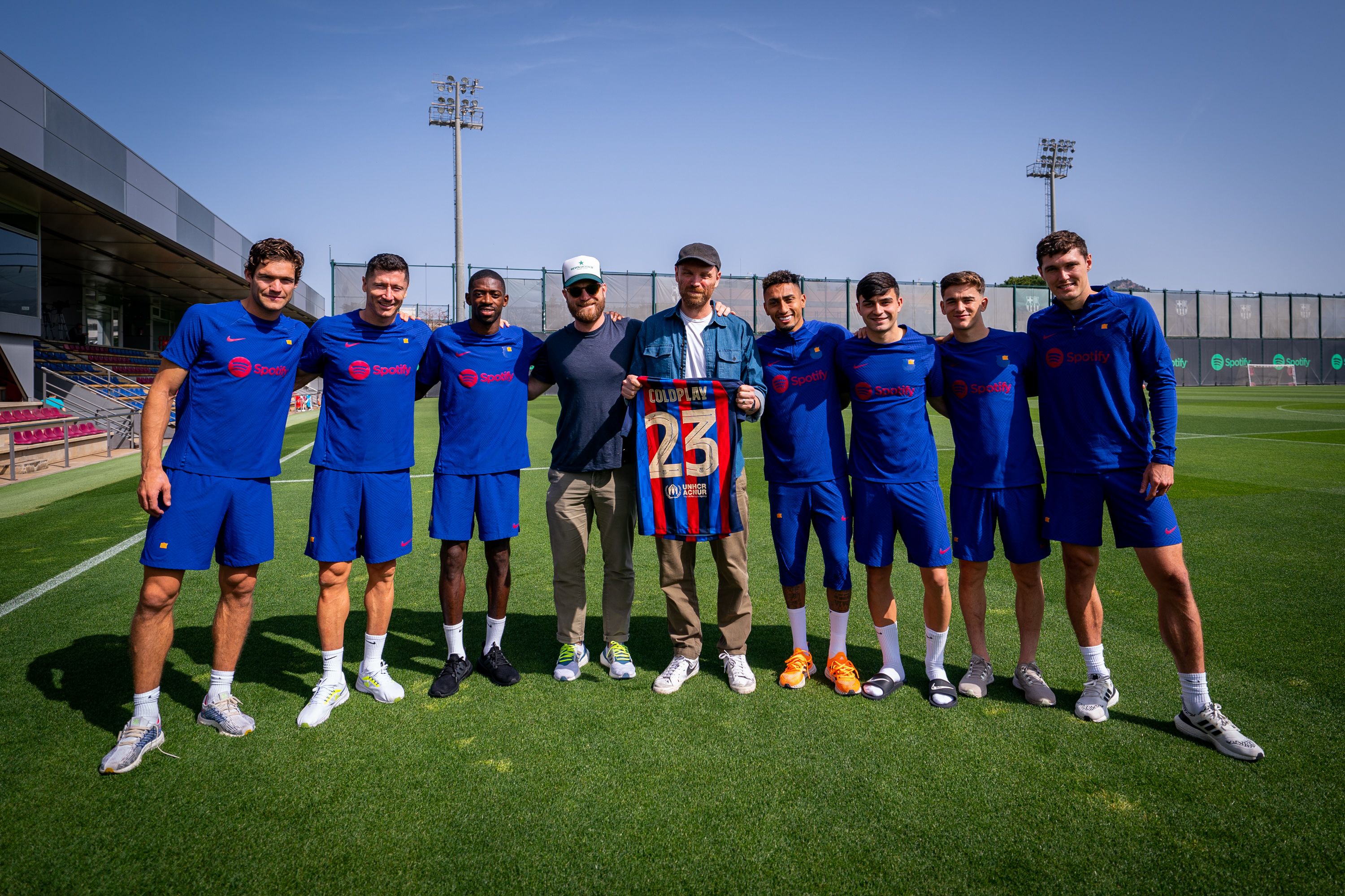 El Barça llevaría a Coldplay en la camiseta para el Clásico