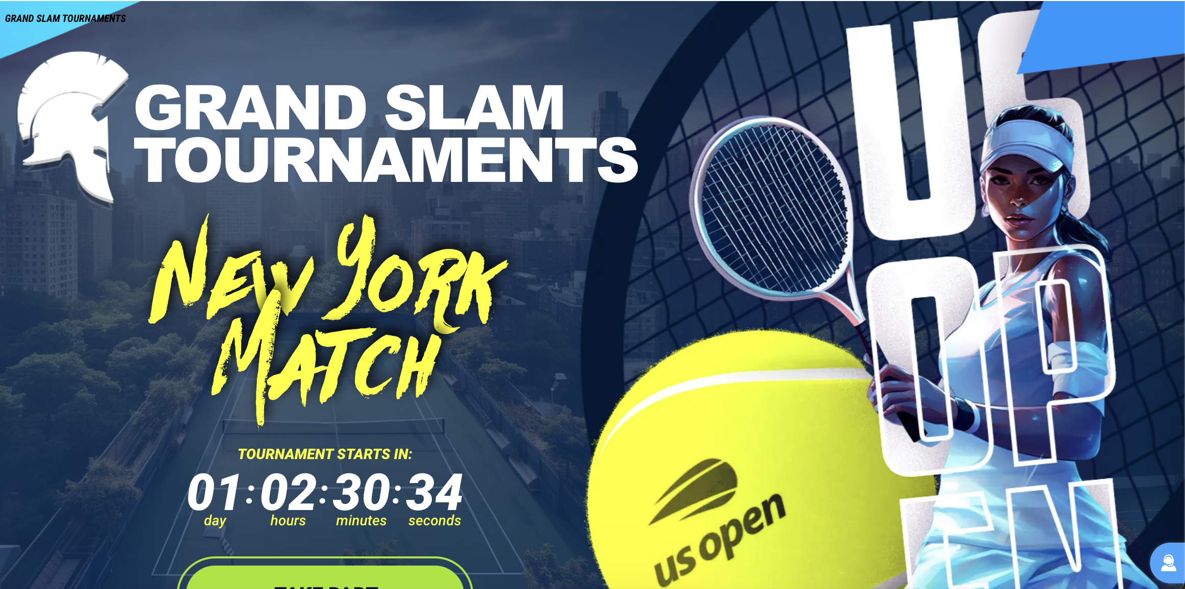 1xBet Grand Slam Tournaments US Open Promotion up to 300 000 USD