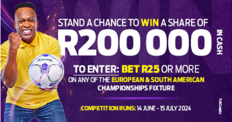 Hollywoodbets Euro 2024 & Copa America Promotion up to R200,000