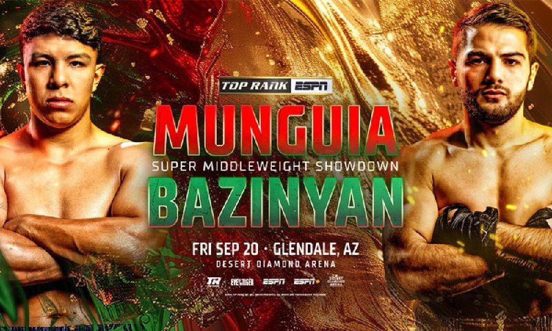 Jaime Munguía vs. Erik Bazinyan. Pronóstico, Apuestas y Cuotas│21 de septiembre de 2024