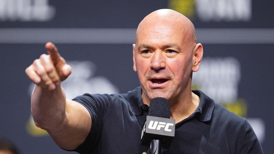 Dana White Leaves Press Conference After Being Asked About Palestinian Flag Ban