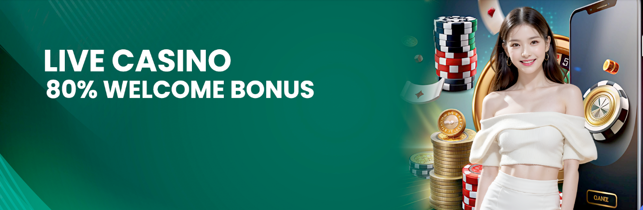 OB9 Singapore Live Casino Welcome Bonus: Get 80% Bonus Up To SGD 299