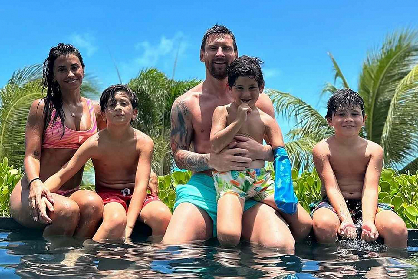 Agüero cree que Lionel Messi se decidió por Miami por conveniencia de su familia 