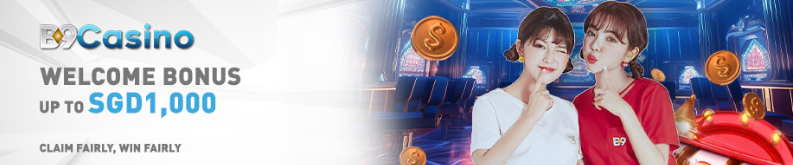 B9 Casino Welcome Bonus: Get 150% Bonus Up To SGD 1,000