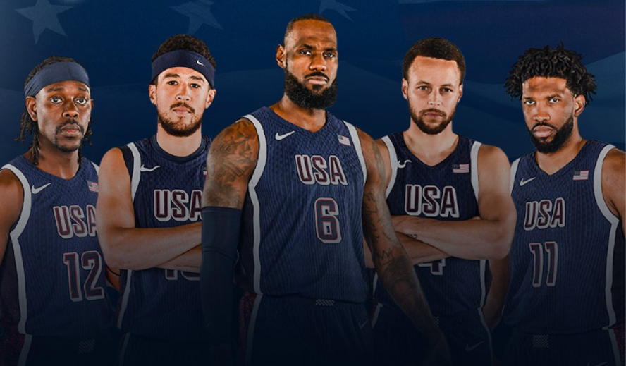 Estados Unidos debuta y supera a Serbia en baloncesto olímpico de París 2024 