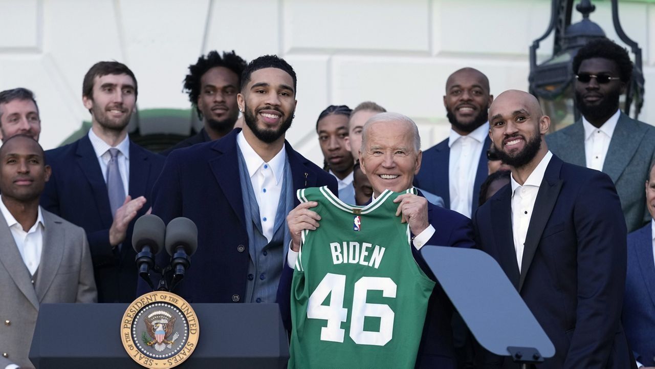 Biden Forgets Celtics’ Name During NBA Celebration