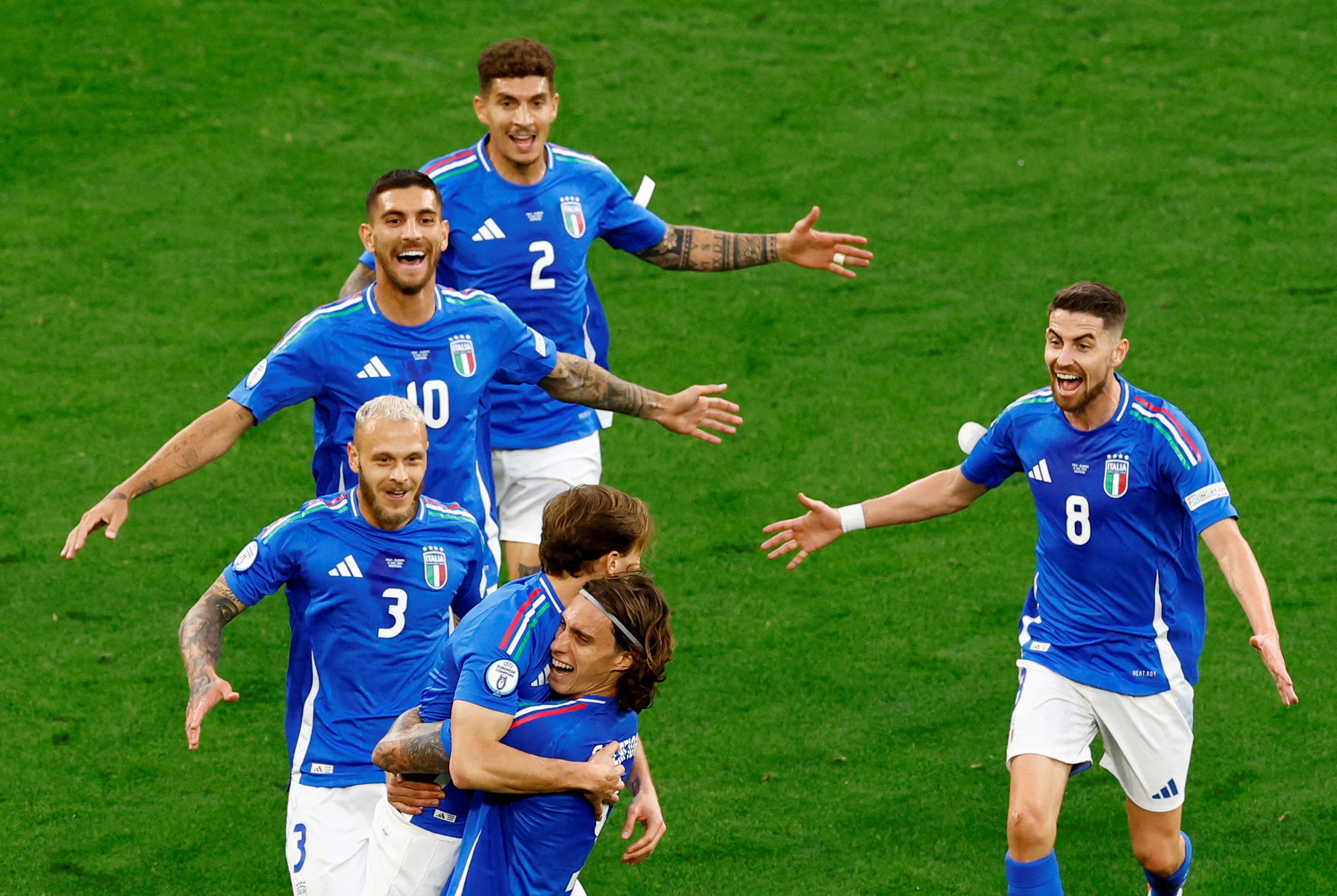 Euro 2024: Italy stuns Croatia with a late goal to advance While Spain Top Group with Perfect Result