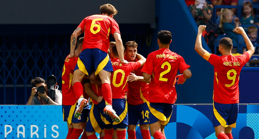 La delegación olímpica de fútbol de España debutó con victoria en los JJ.OO París 2024 