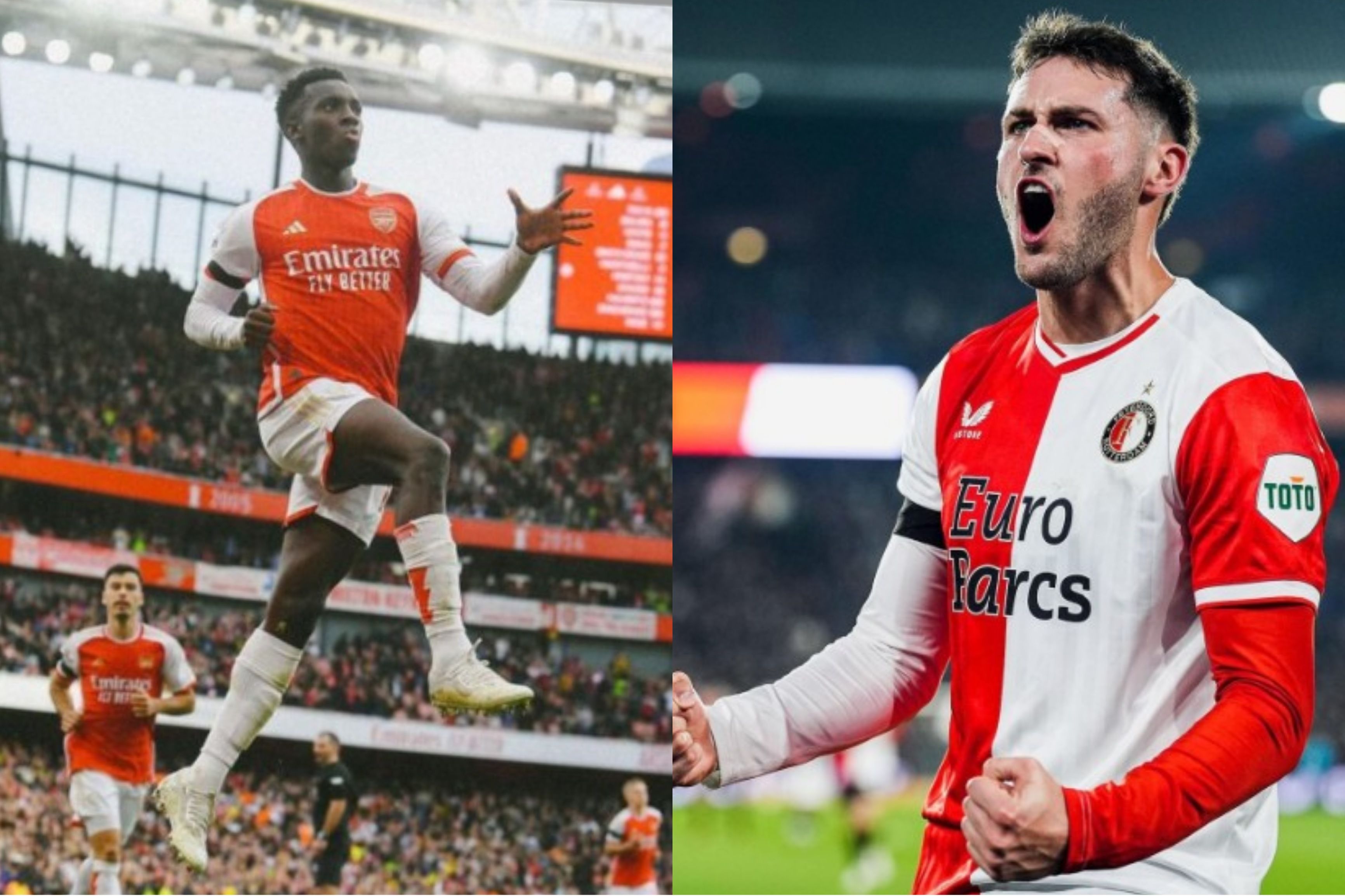 Nottingham Forest entre Santiago Giménez y Eddie Nketiah