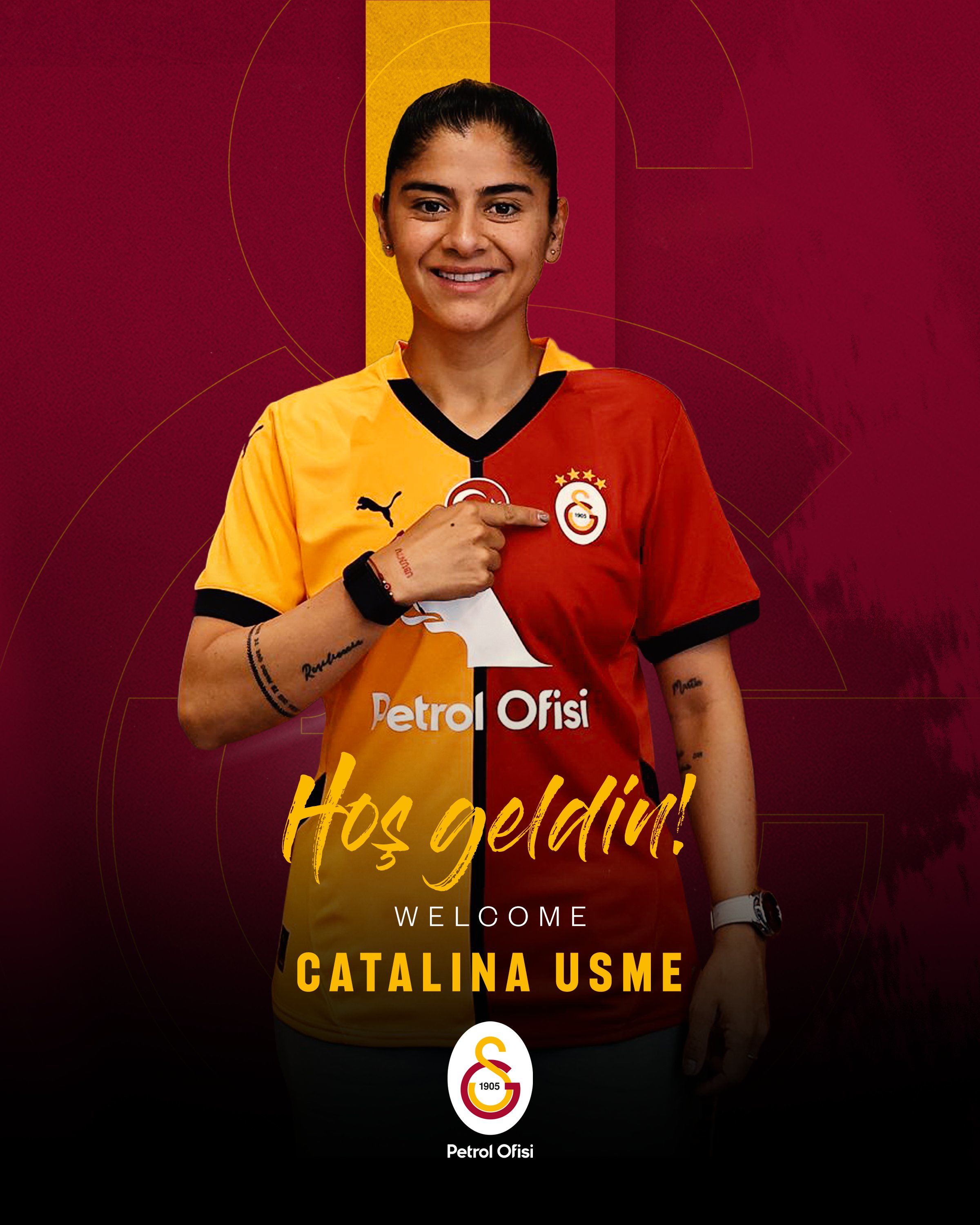 Catalina Usme al fútbol de Turquía