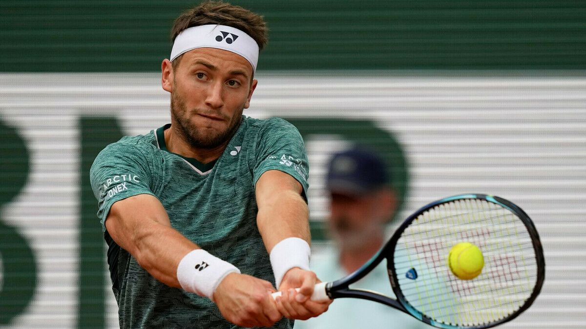 Casper Ruud cuarto del mundo no levanta cabeza, perdió en Madrid ante el 105° del ranking ATP