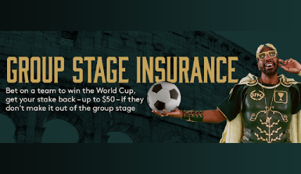 William Hill 100% World Cup Group Stage Insurance up to $50