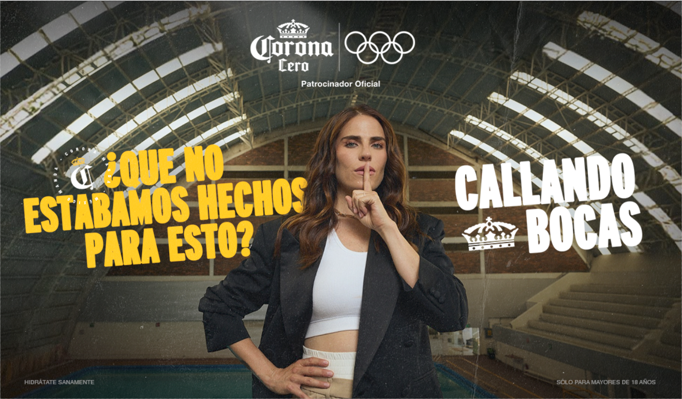 La actriz mexicana Karla Souza lanza apoyo a la delegación olímpica 