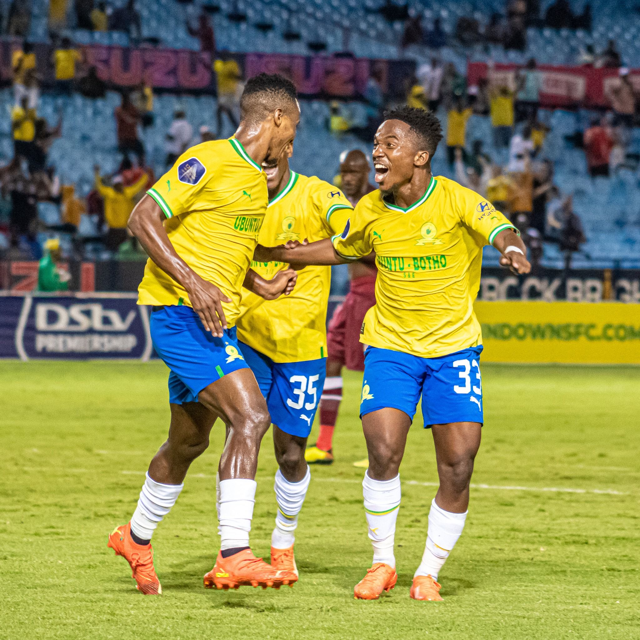 The are spoils are shared at - Mamelodi Sundowns FC