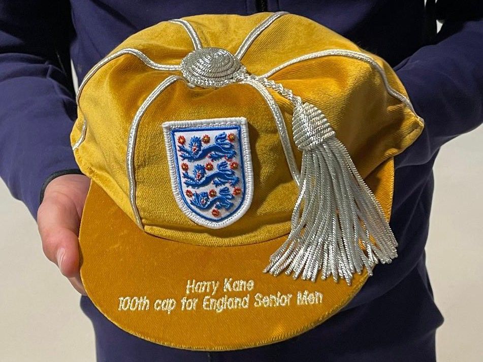 Homenaje a Harry Kane por sus 100 partidos con Inglaterra