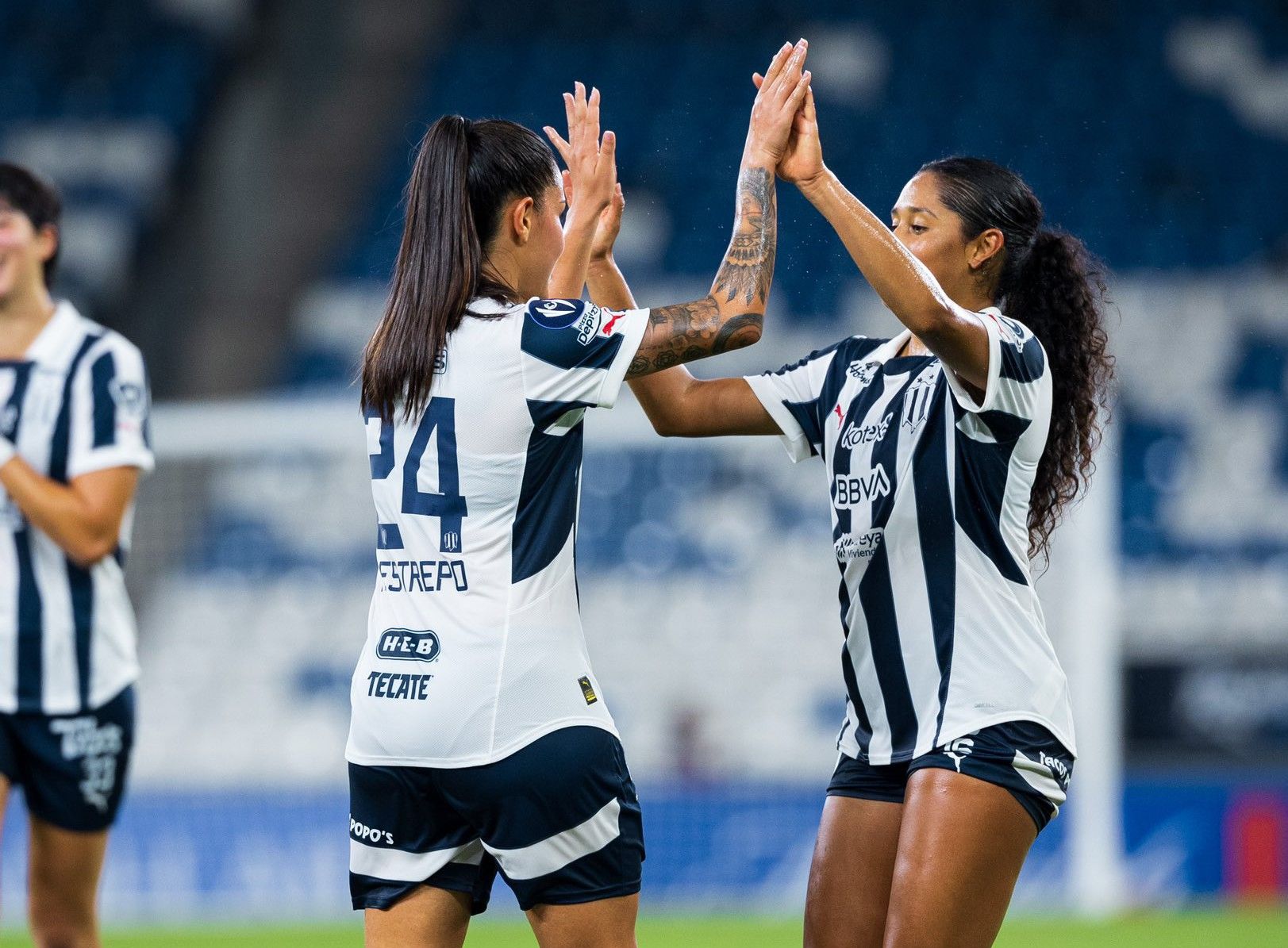 Rayadas consigue su primer triunfo en la Concacaf W Champions Cup