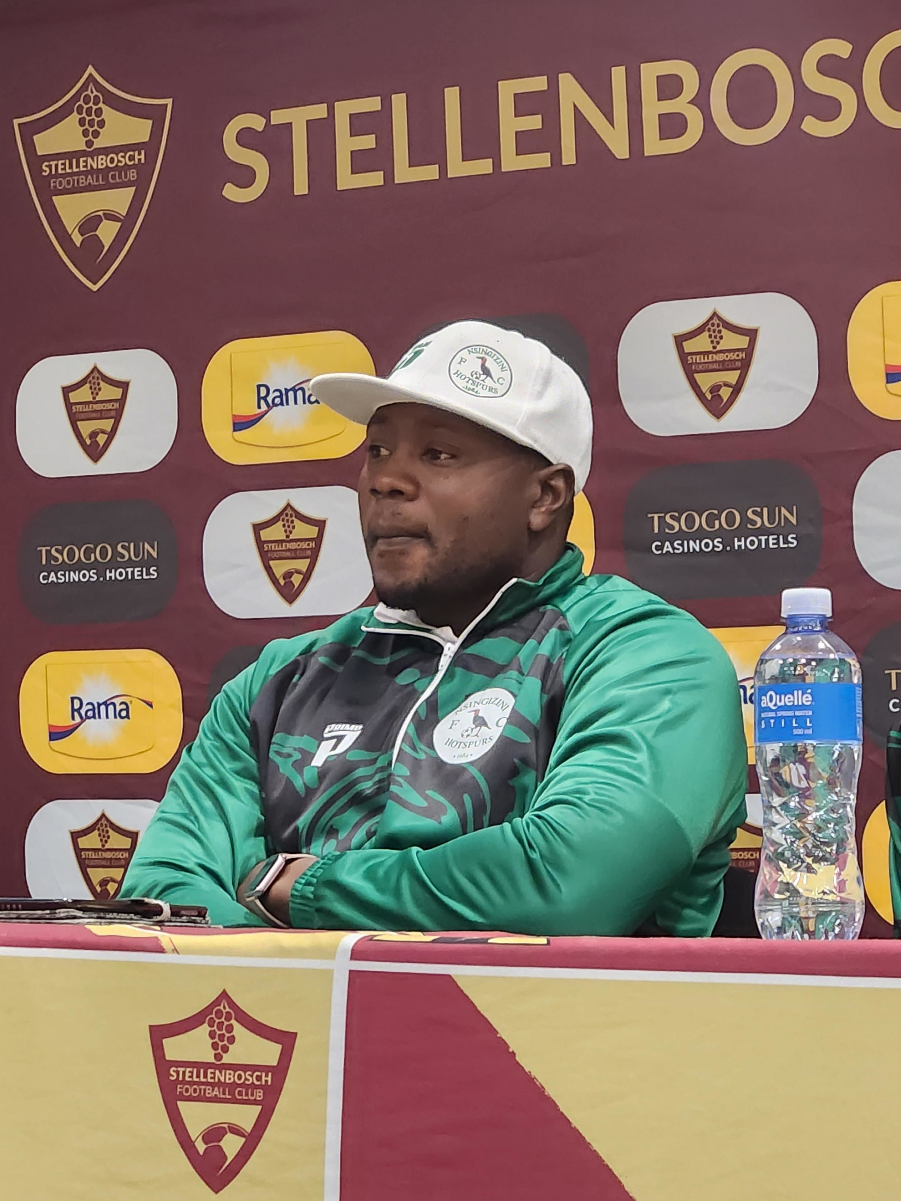 Nsingizini Hotspurs Boss Alexio Sigion: Stellenbosch F.C Should Expect an Attack From The First Whistle