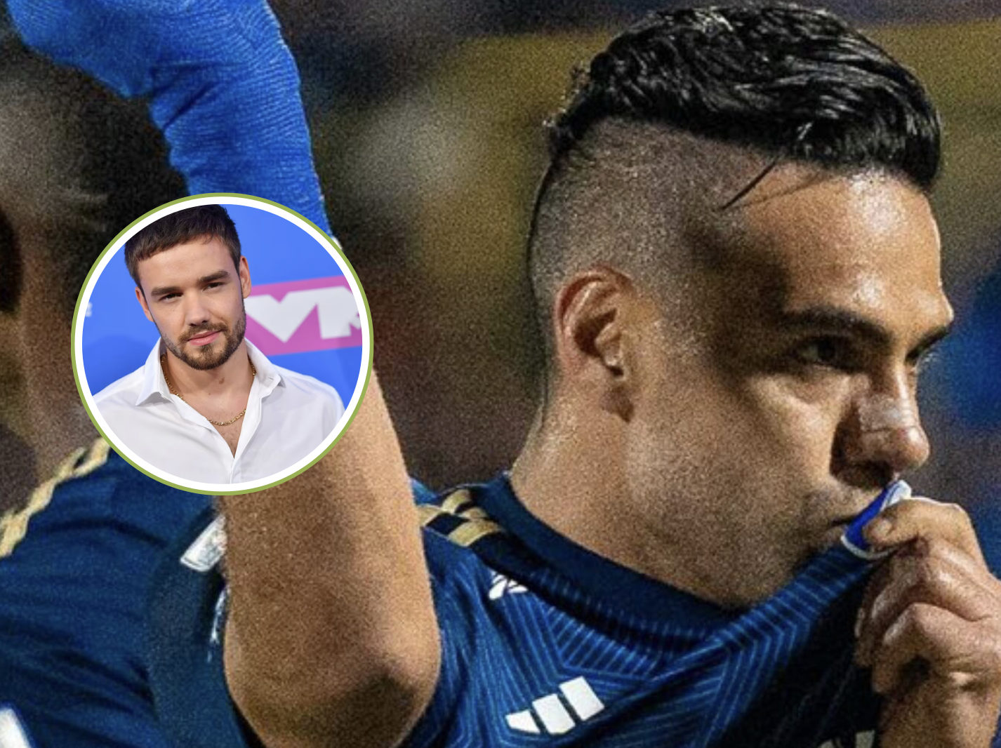 Radamel Falcao se despide de Liam Payne de una forma controvertida