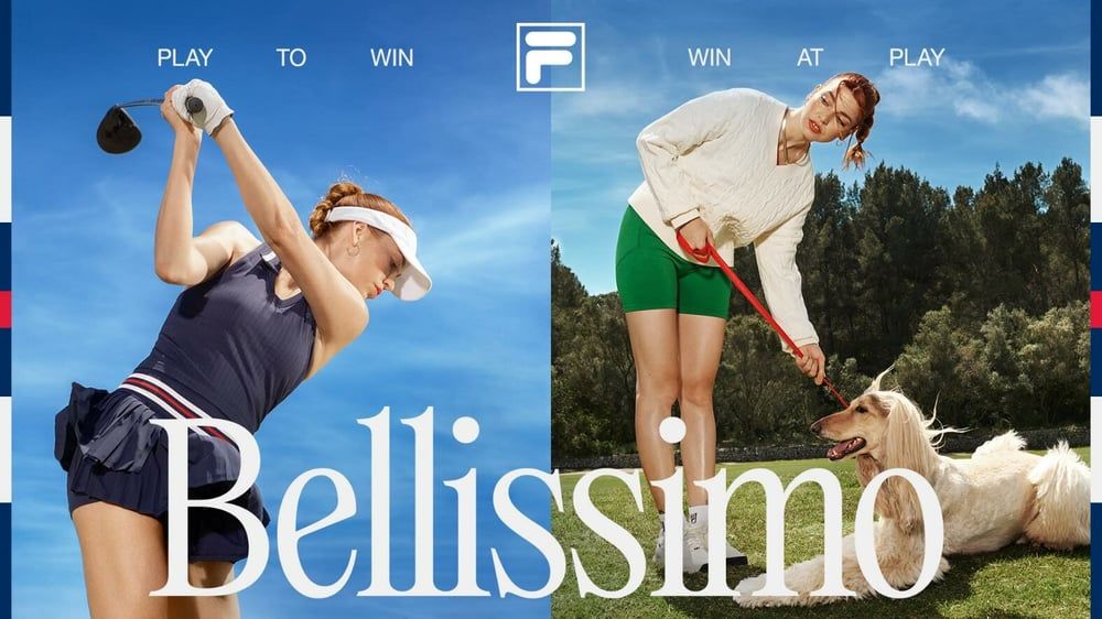 Bellisimo, la nueva campaña de FILA que integra la moda, el deporte y la cultura