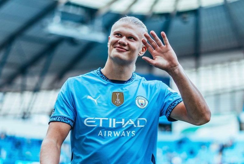 ¡Erling Haaland llegó a 100 goles con el Manchester City!