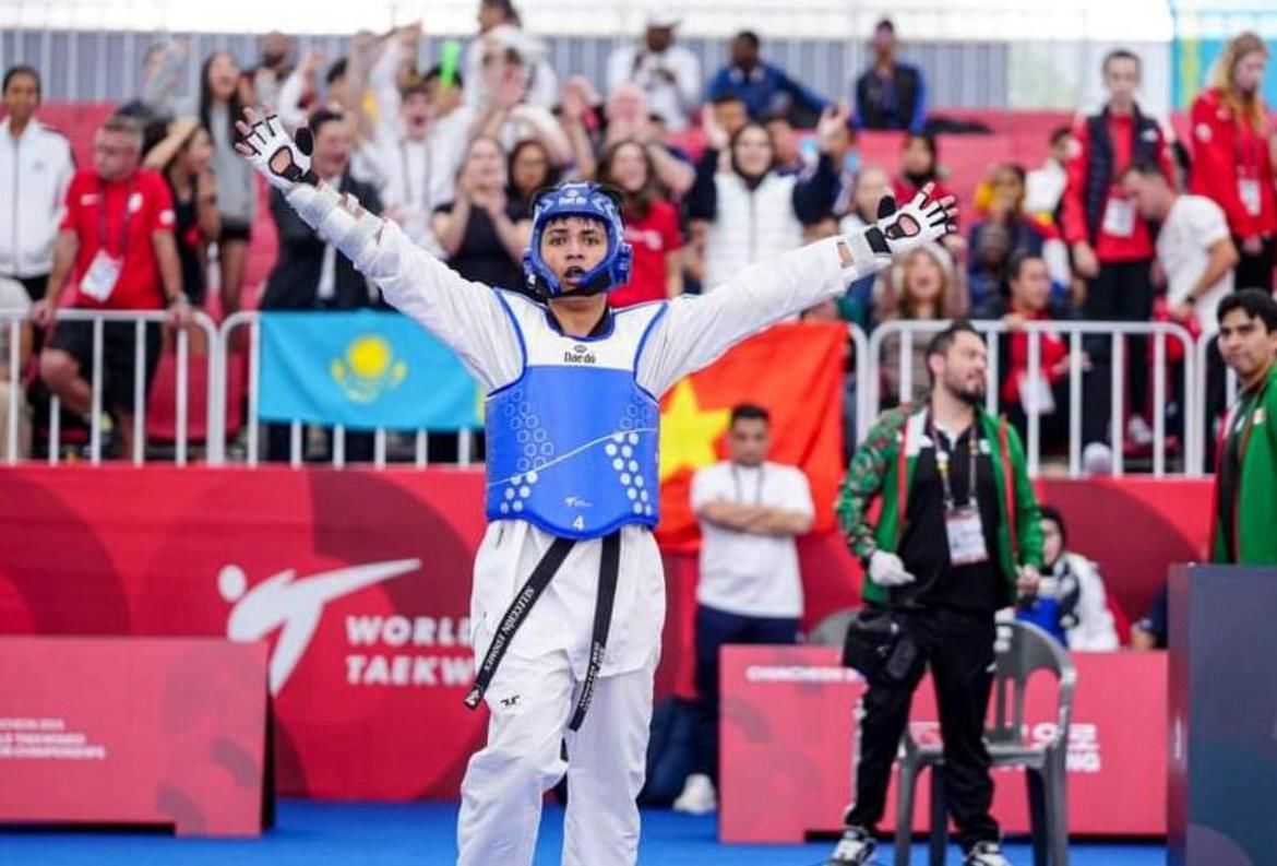 Jorge Rodríguez, subcampeón mundial de taekwondo