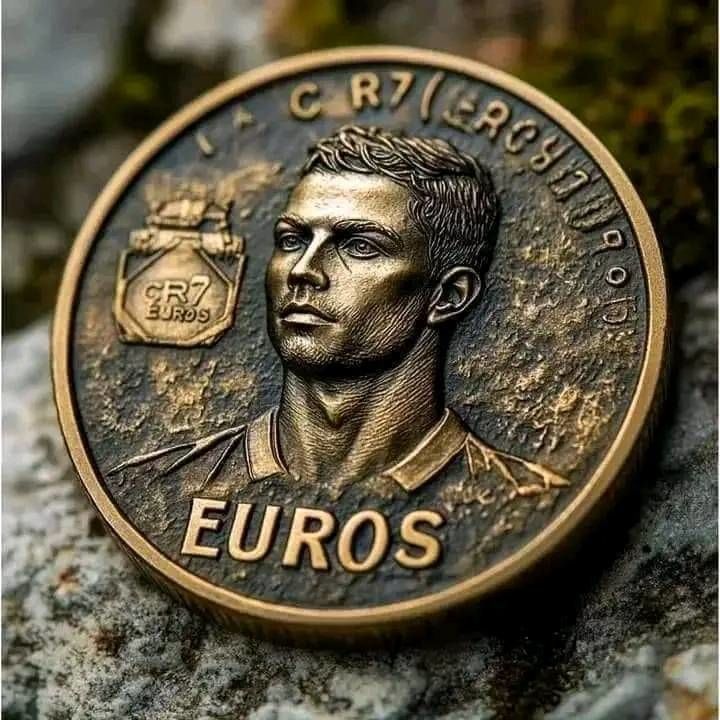 Portugal lança moeda de 7 euros em homenagem ao maior jogador de futebol de todos os tempos, Cristiano Ronaldo