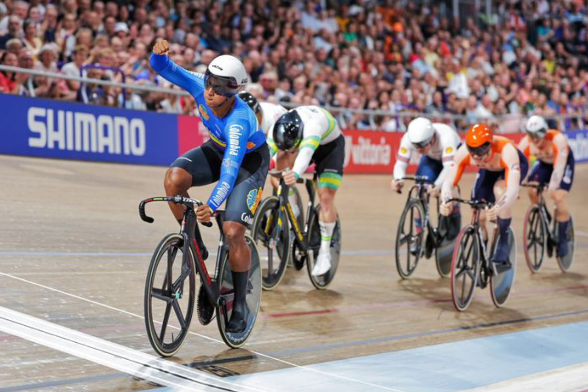 Por iniciar el Campeonato Mundial de Ciclismo de Pista de Ballerup 2024