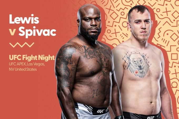 Sergey Spivak vs Derrick Lewis. Pronostico, Apuestas y Cuotas│5 de febrero de 2023  