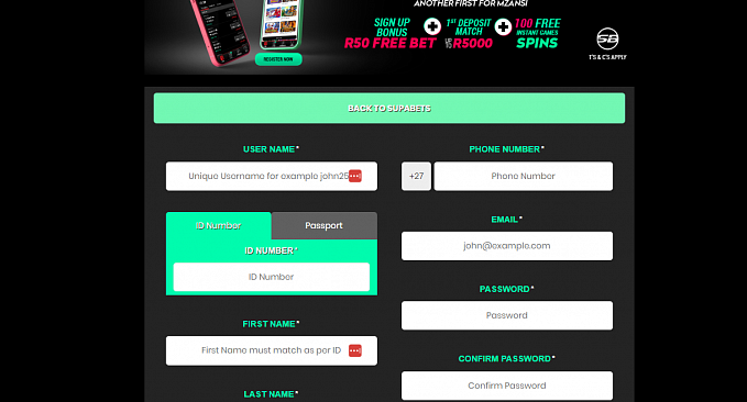 Strategies for Supabets Cellular » Sign up Supabets and now have a good R50 Totally free Choice