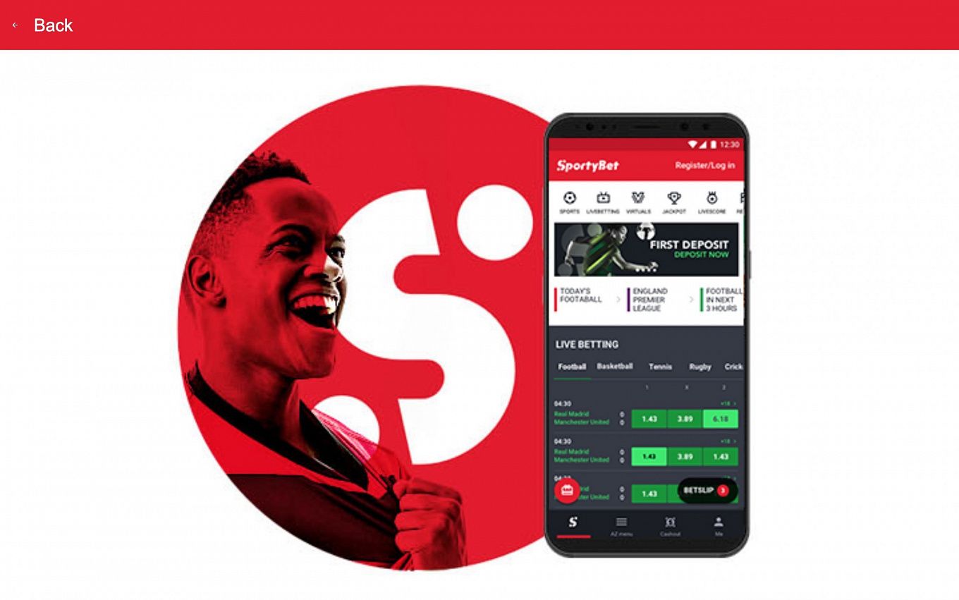 sportybet app log in