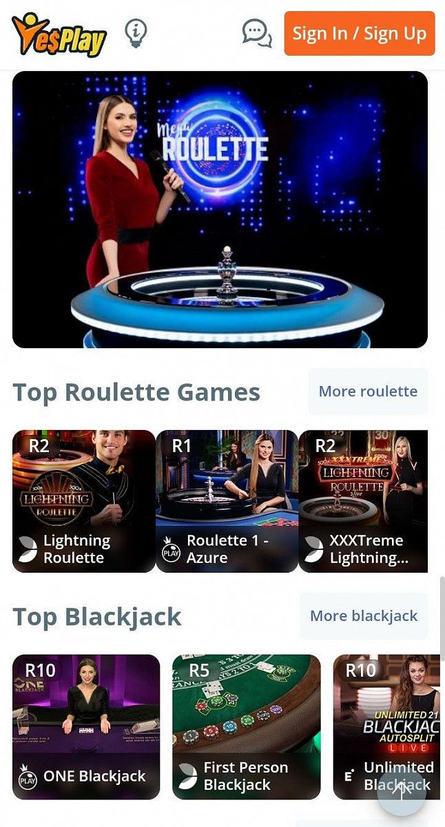 YesPlay Casino App iOS