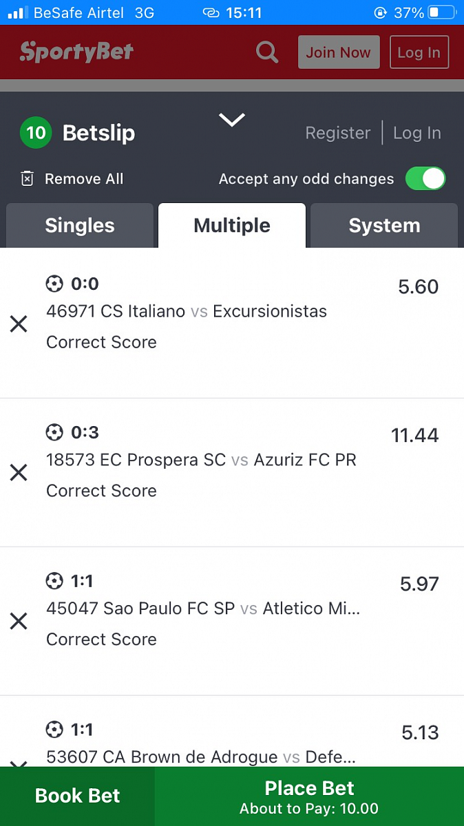 Correct Score Betting vs. FT Result / BTTS Combination Bet