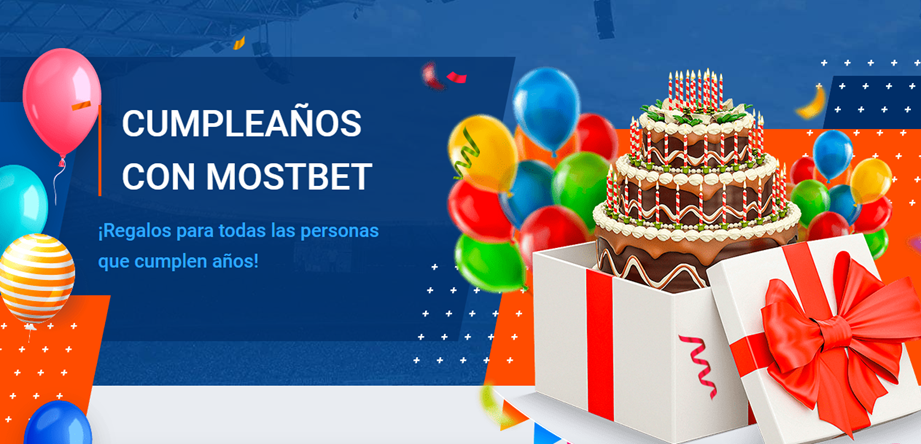 Bono de Mostbet Perú por tu cumpleaños