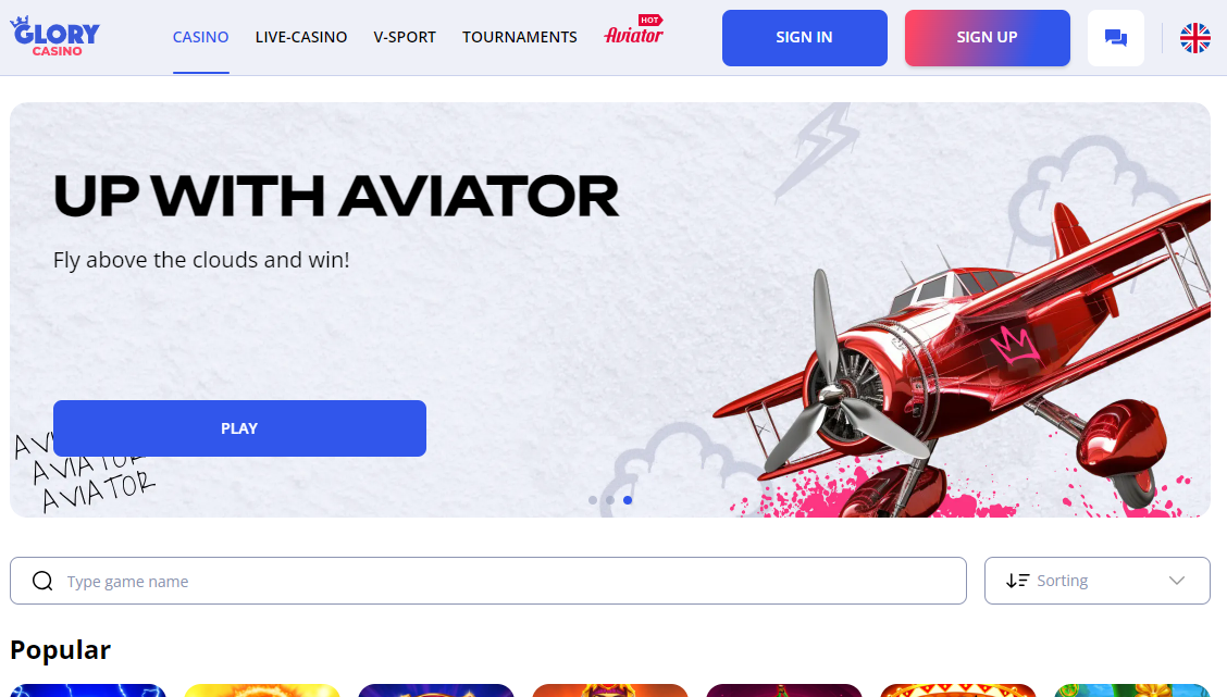 Aviator Glory Casino demo