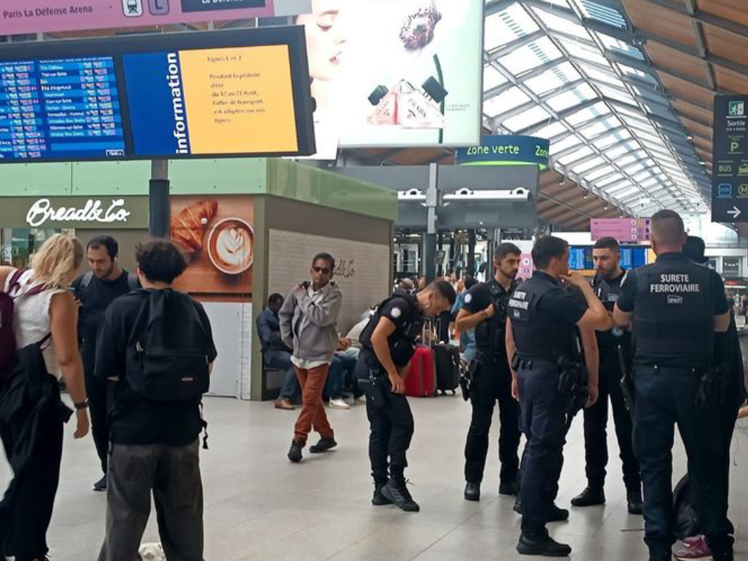 Operativos de seguridad en Francia.