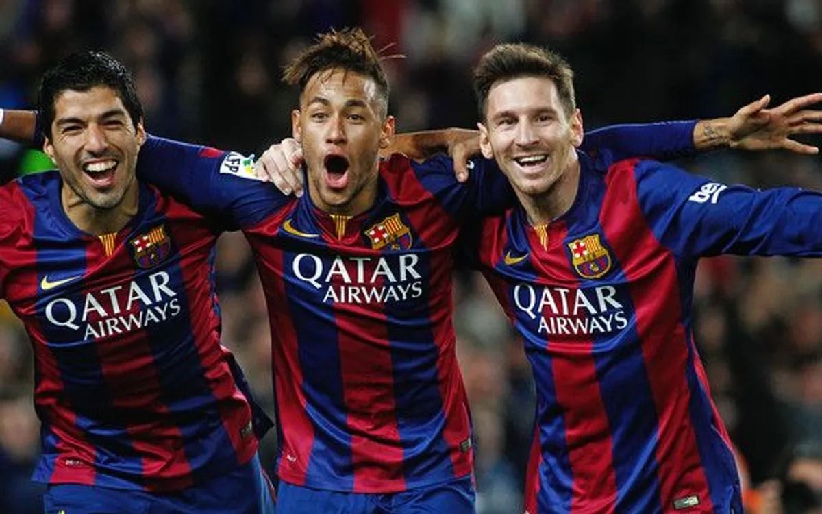 Suárez, Neymar y Messi