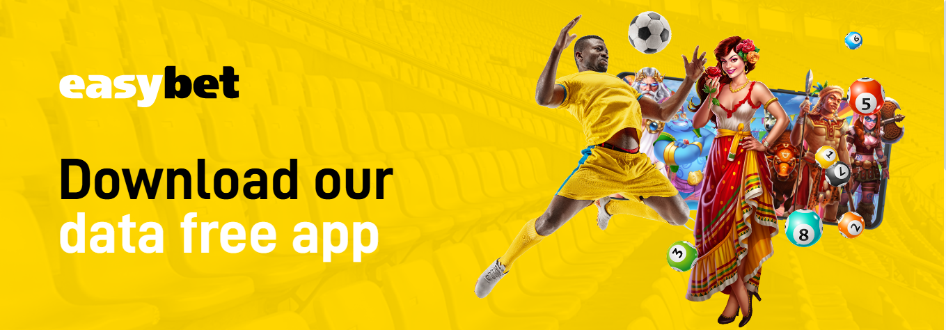 Easybet South Africa Data Free App Banner