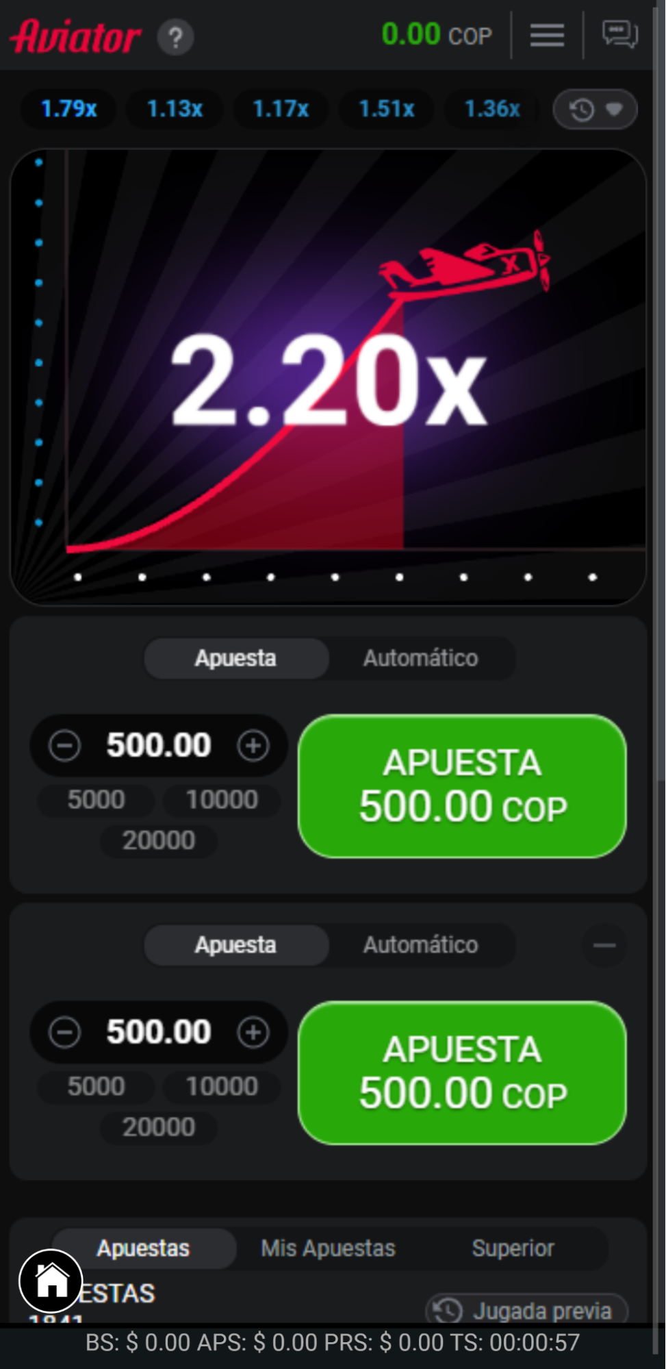 App Aviator para Colombia