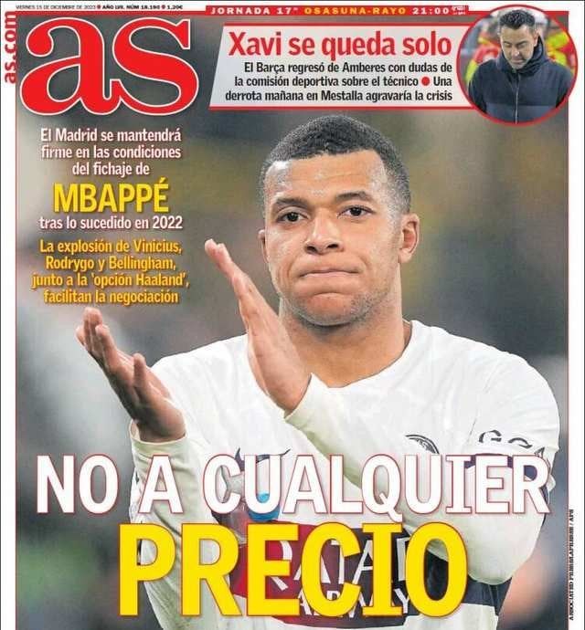 Kylian Mbappé no condicionará los planes del Real Madrid, AS