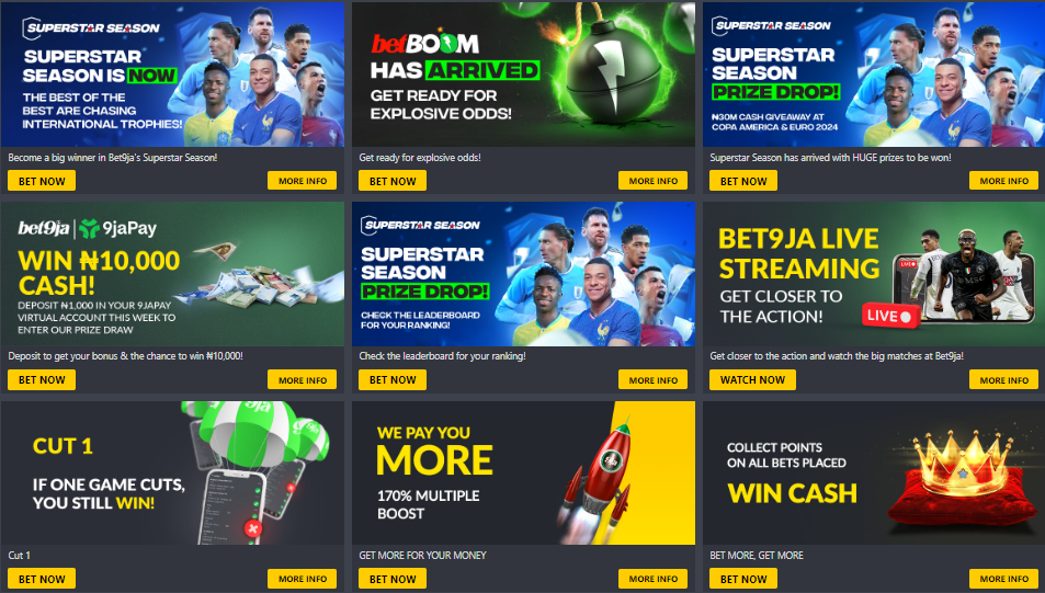 Image of Bet9ja Mobile Lite Bonuses