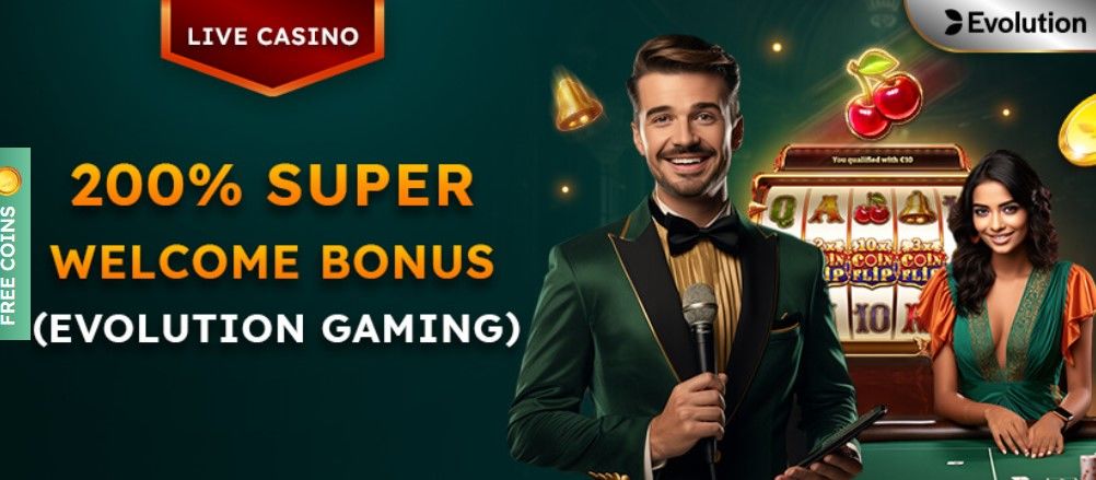 Krikya Live Casino Welcome Bonus banner