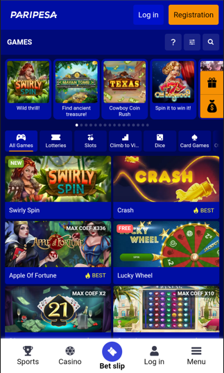 Paripesa for iOS or Bangbet App Download