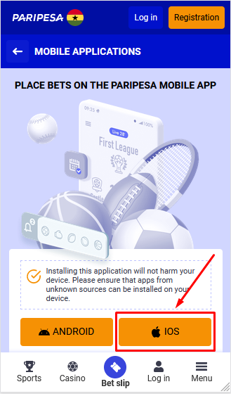 PariPesa Ghana iOS app